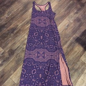 Mossimo Razorback maxi dress with side slit